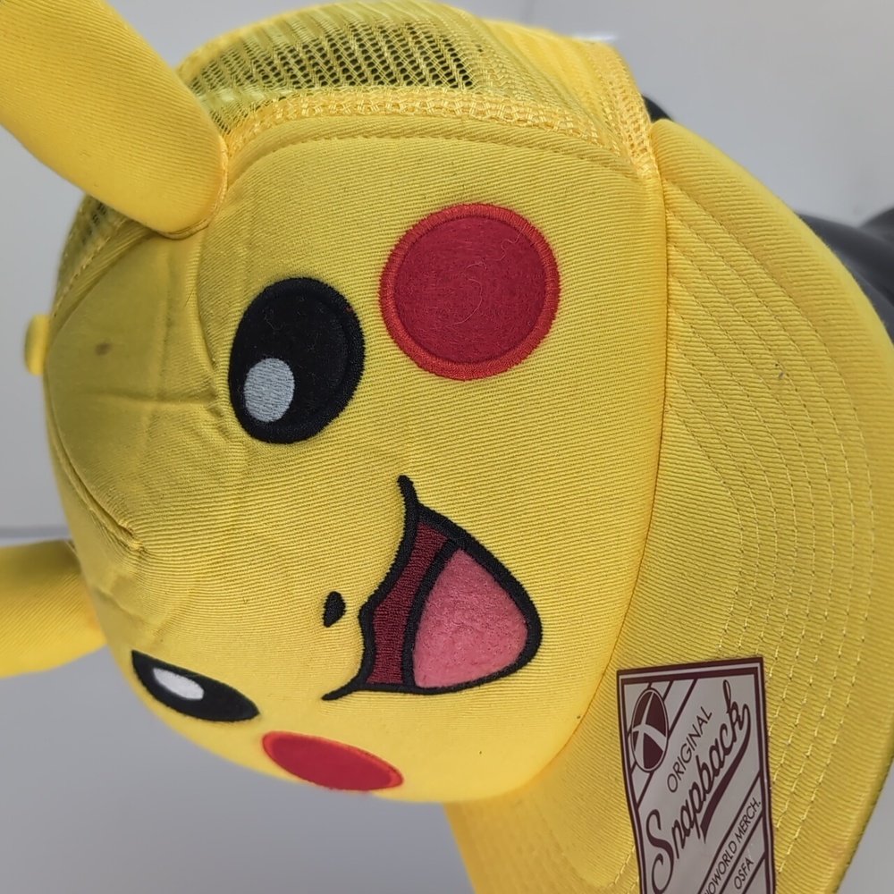 Bioworld Yellow Pikachu Snapback Hat - Picture 4 of 8